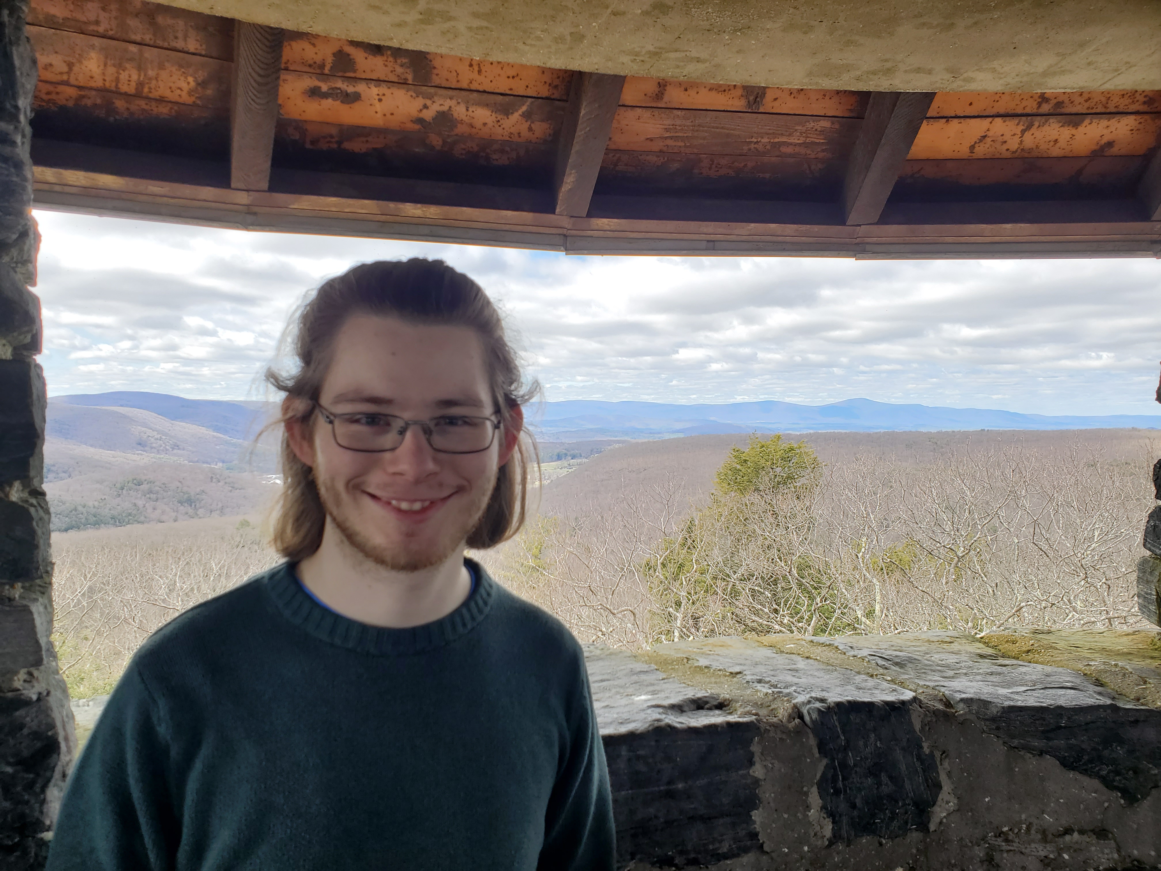 Me at Haystack Mountain Tower in Northern CT